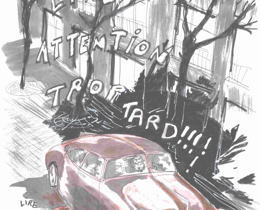 Didier Bernateau. Folire, illustration pour l'expo de L'Atelier BD54.