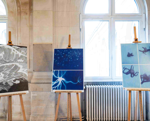 Exposition Dessiner le grand bleu