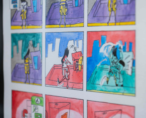 Planche de Nina Zejjari : Kevin veut être viril