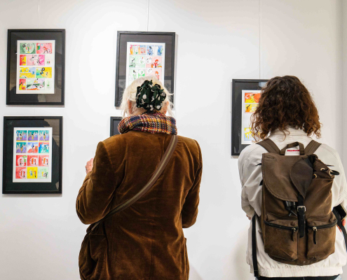 Exposition des lauréats du CROUS au SoBD 2024