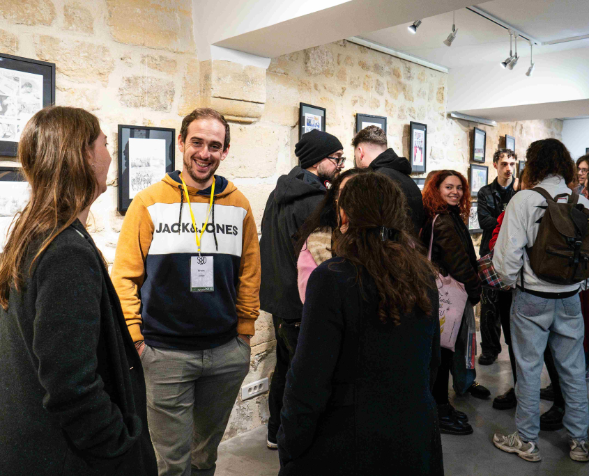 Vernissage de l'exposition des lauréats du CROUS au SoBD 2024