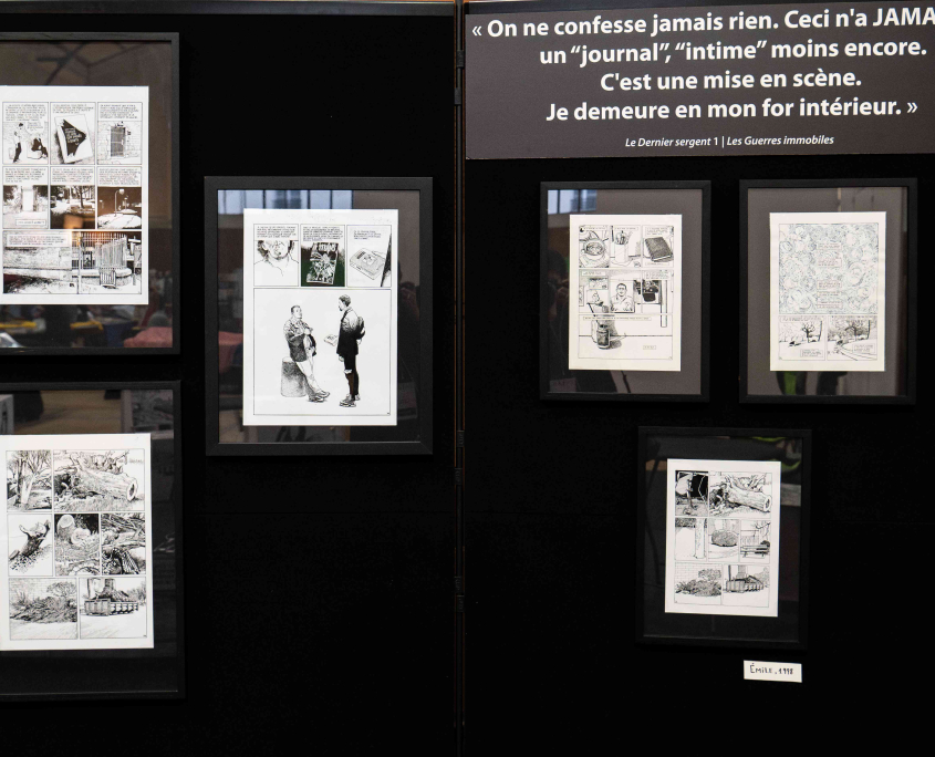 Exposition de Fabrice Neaud au Musée éphémère