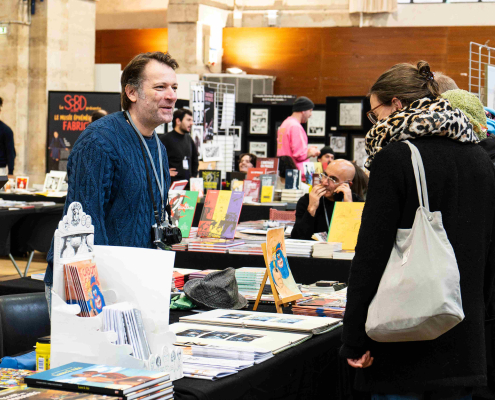 Rey Stéphane sur le Stand de Cabot Comix