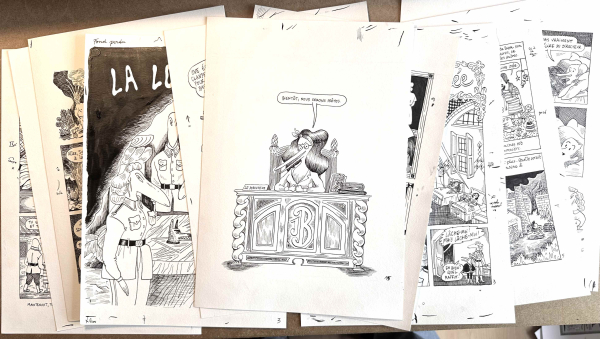 Planches originales de L'Institut des benjamines